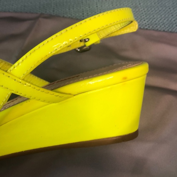 Prada Patent Leather Halter Demi Wedge Sandals - Picture 3 of 13